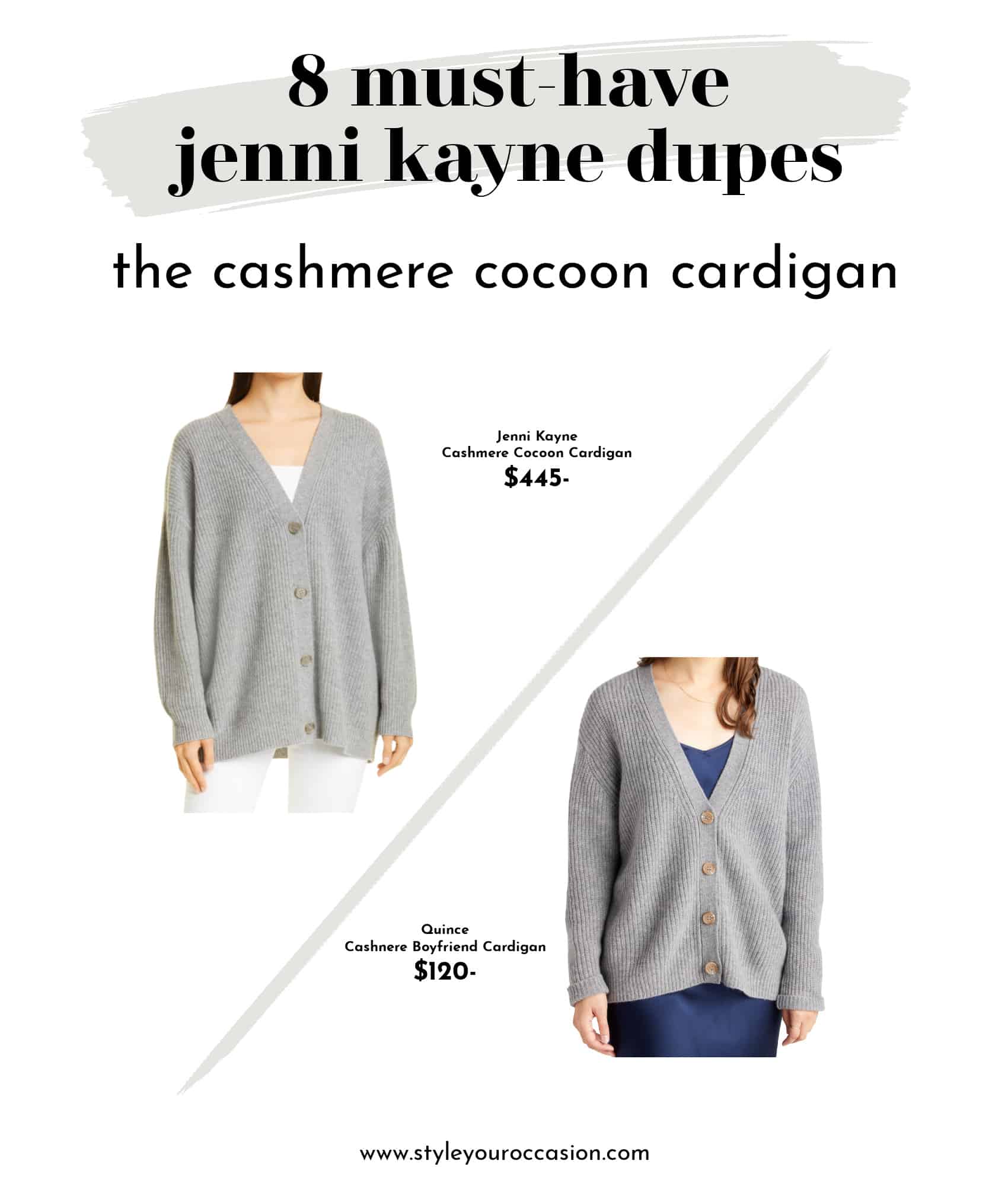 8 Must Have Jenni Kayne Dupes Cocoon Cardigan Sweater Mules   JenniKayneDupes 1 2 