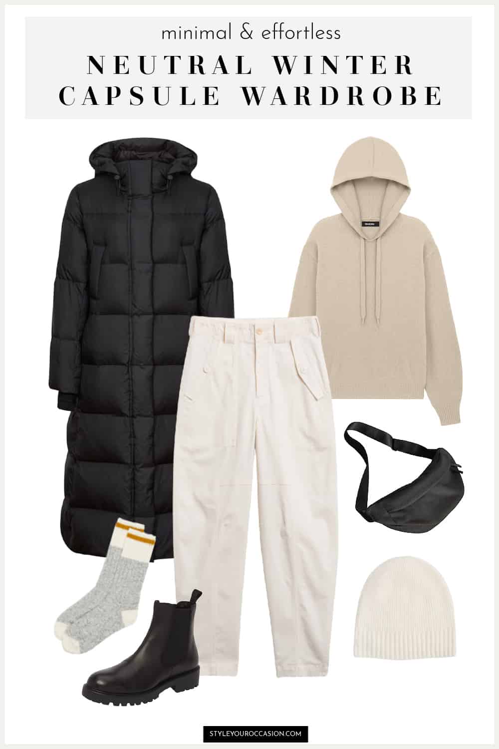 Effortless + Chic Winter Capsule Wardrobe for Winter 2022/2023