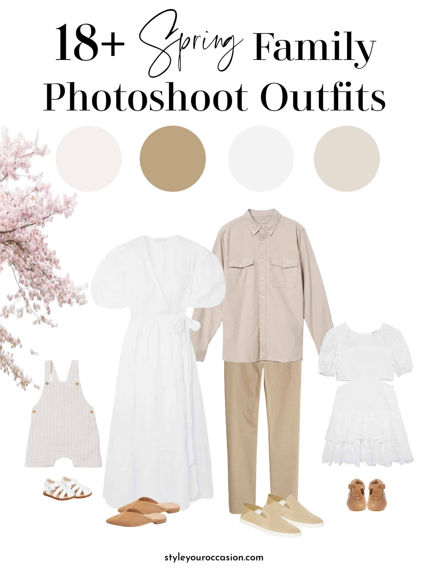 18+ Spring Family Photo Outfits You'll Love stylish, elevated, and fun!