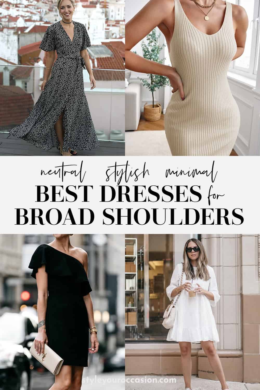 Dresses for Broad Shoulders: The Best Styles To Choose