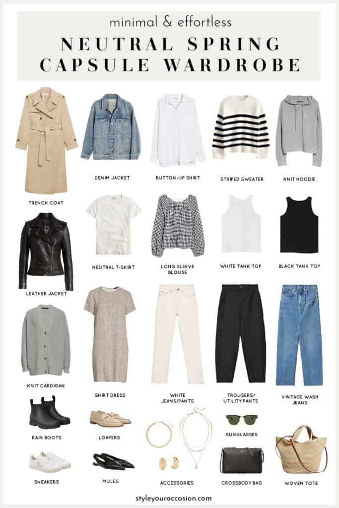 Effortless Spring Capsule Wardrobe You'll Love!