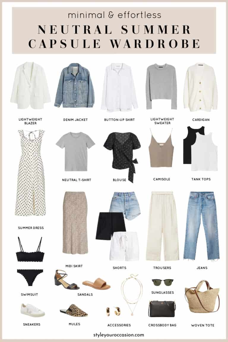Capsule Summer Wardrobe: Checklist + What To Wear in Summer