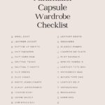 minimalist capsule wardrobe checklist