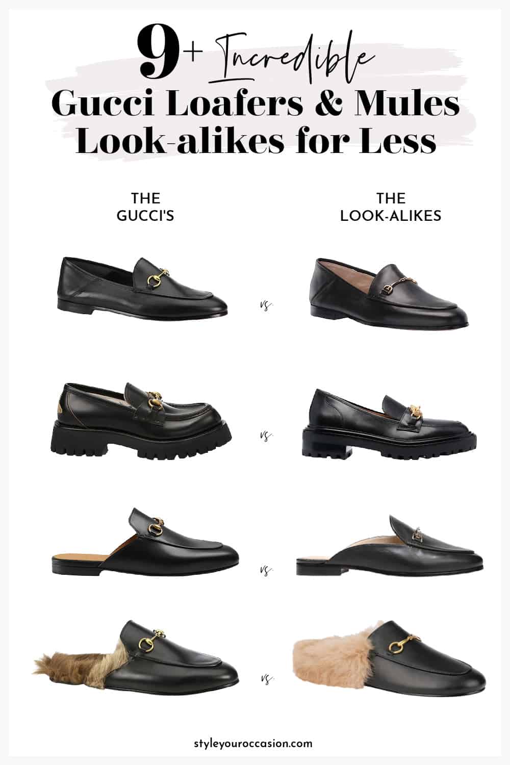 9+ Seriously Good Gucci Loafers Dupes (& Mules!) - Affordable!