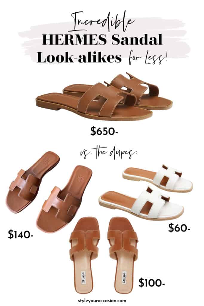 6 Amazing Hermes Sandal Dupes: A Très Chic Look...For Less!