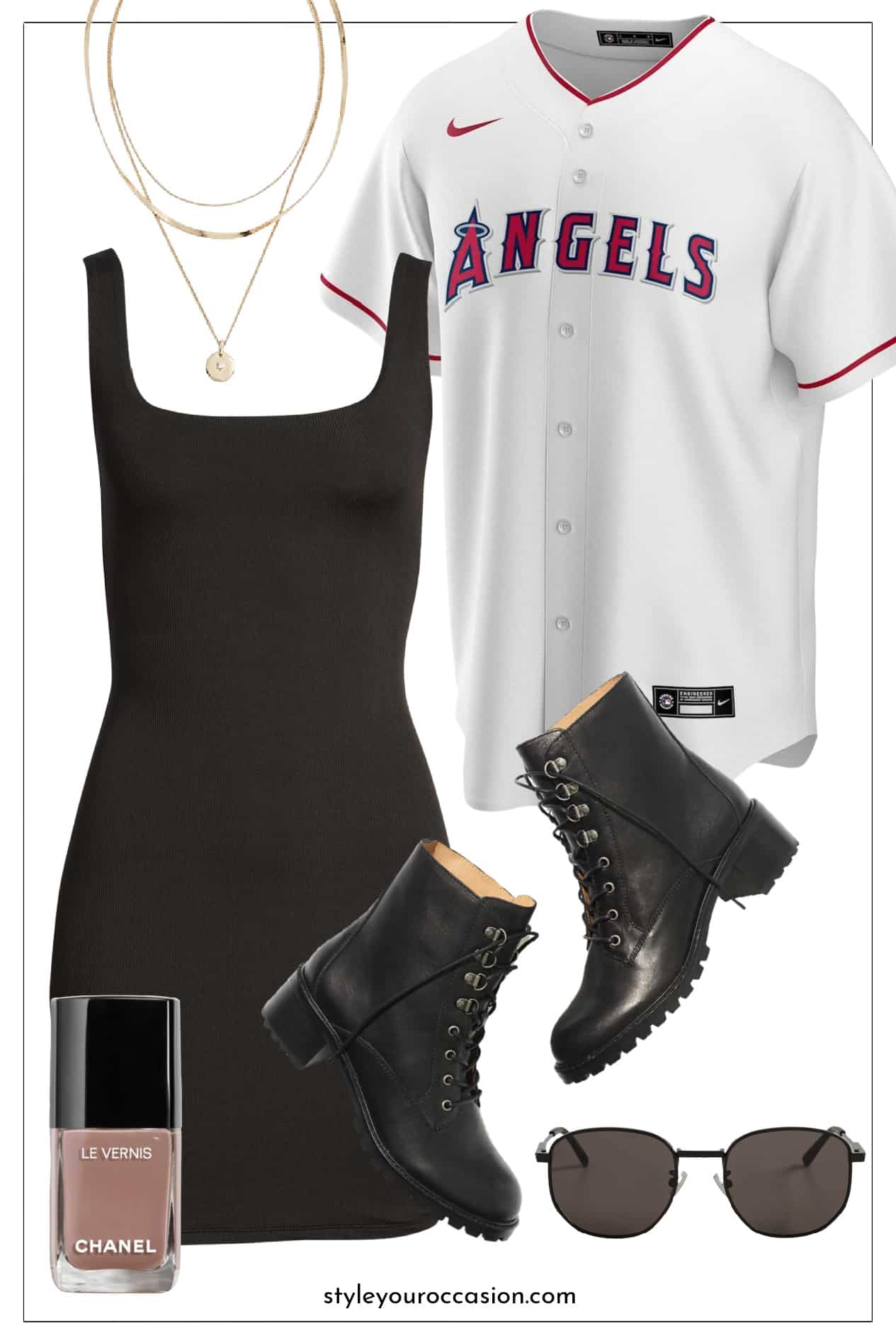 baseball jersey outfit ideas#outfitideas #outfitinspiration, Outfit Idea