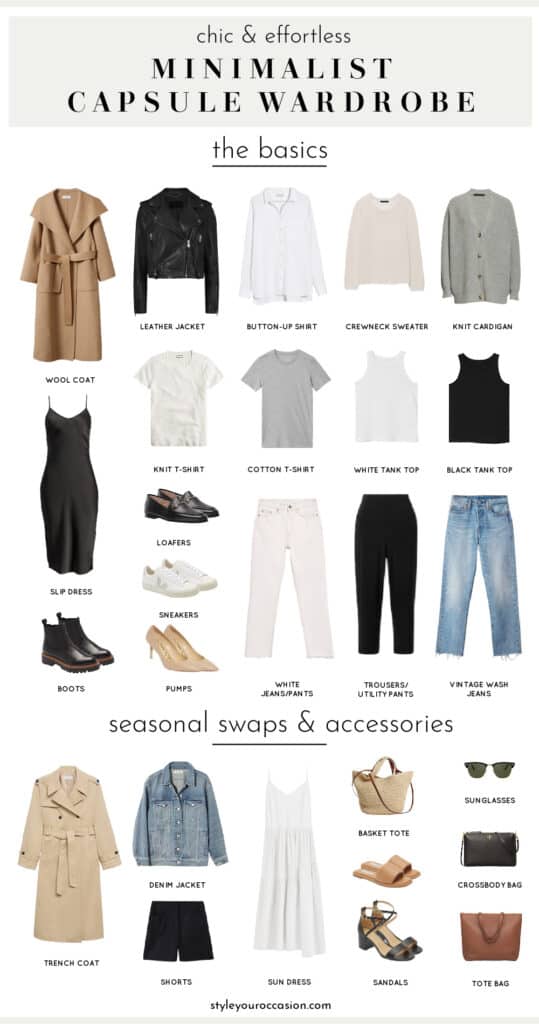 Year-Round Minimalist Wardrobe Capsule You'll Love! (+ tips & outfits)