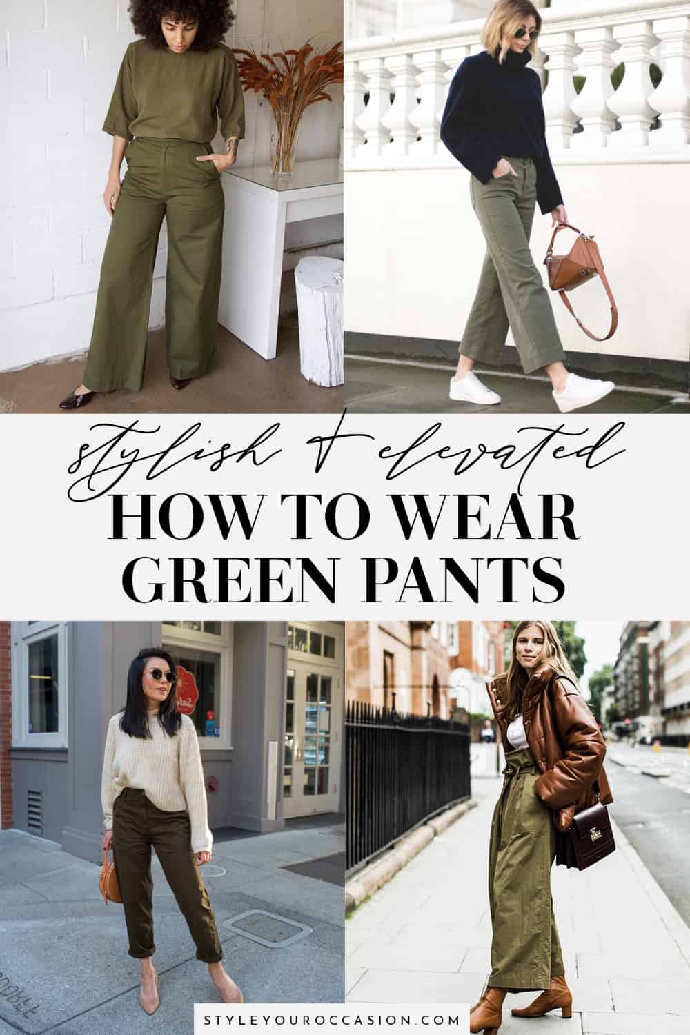 18+ Outfits With Green Pants: Stylish + Elevated Looks You'll Love!