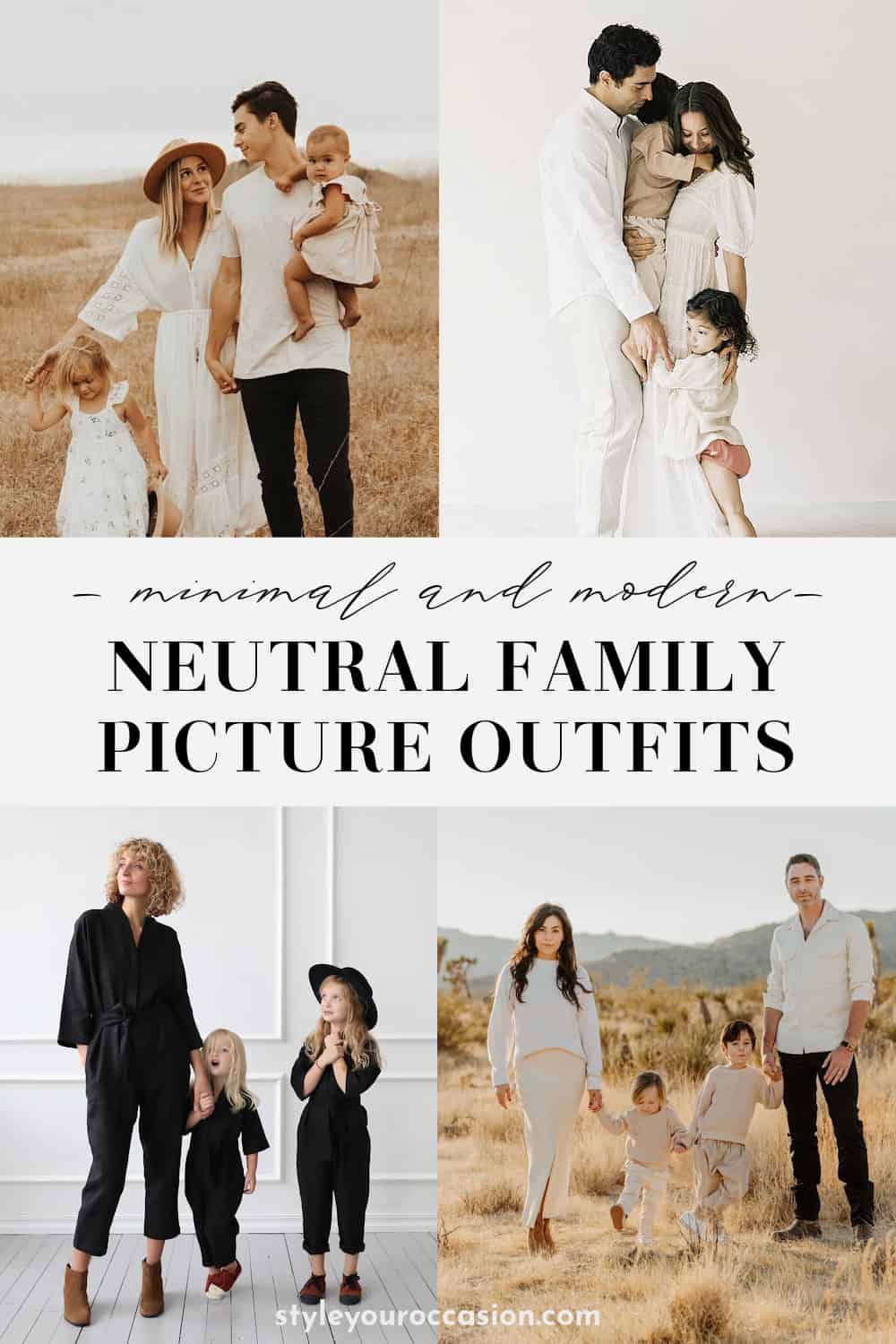 15 Neutral Family Photo Outfits Family Picture Outfits All Seasons   Neutral Family Picture Outfits 1 