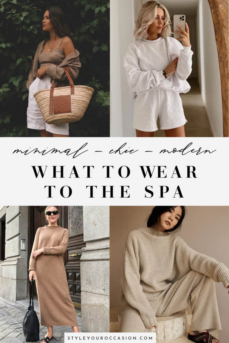 What To Wear To The Spa + Chic Outfit Ideas for elevated comfort!