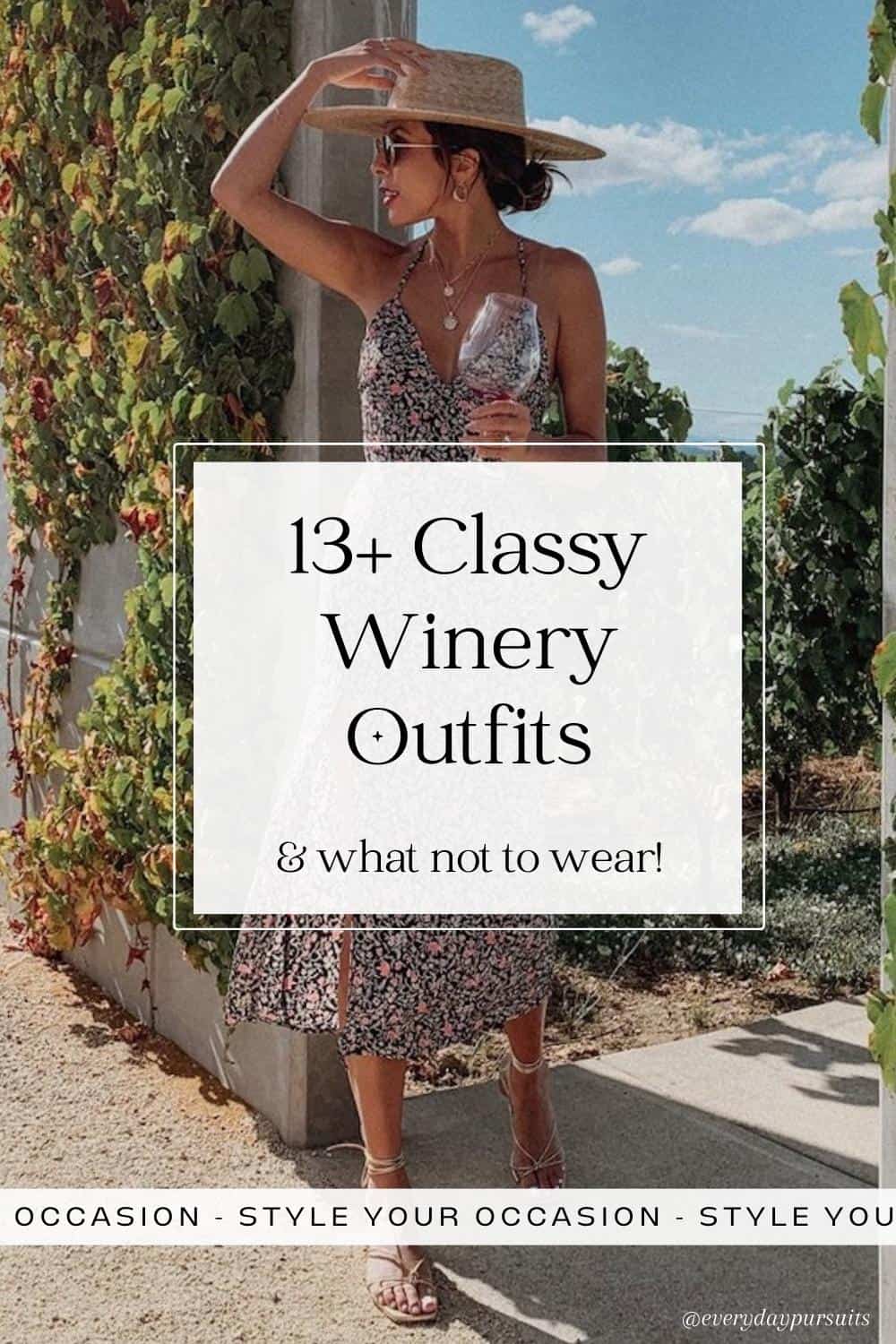 *Exactly* What To Wear To A Winery + Chic Wine Tasting Outfits