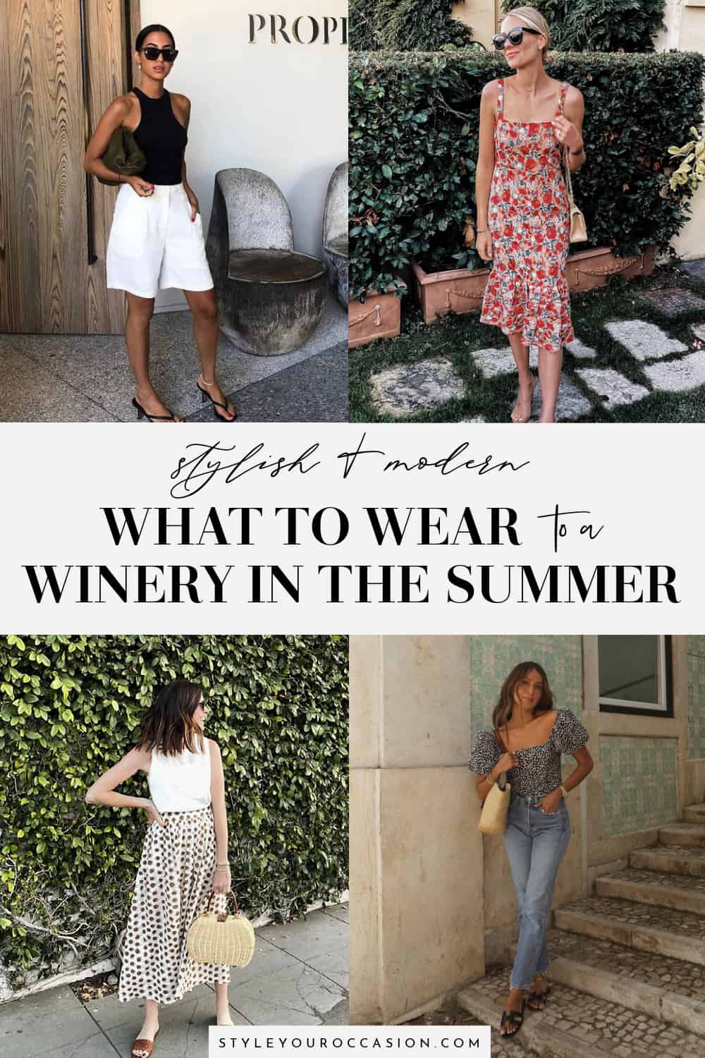 What To Wear To A Winery & Chic Wine Tasting Outfits To Copy