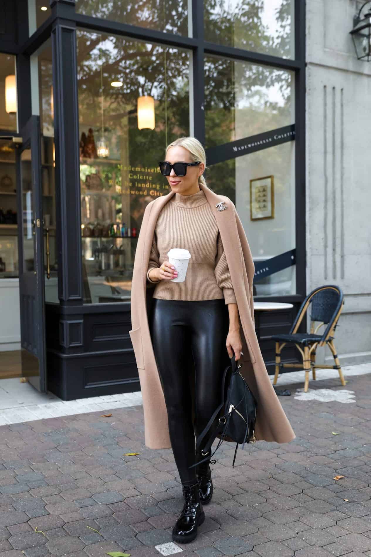 Best Tops To Wear With Leather Leggings in 2023 + Chic Outfits!