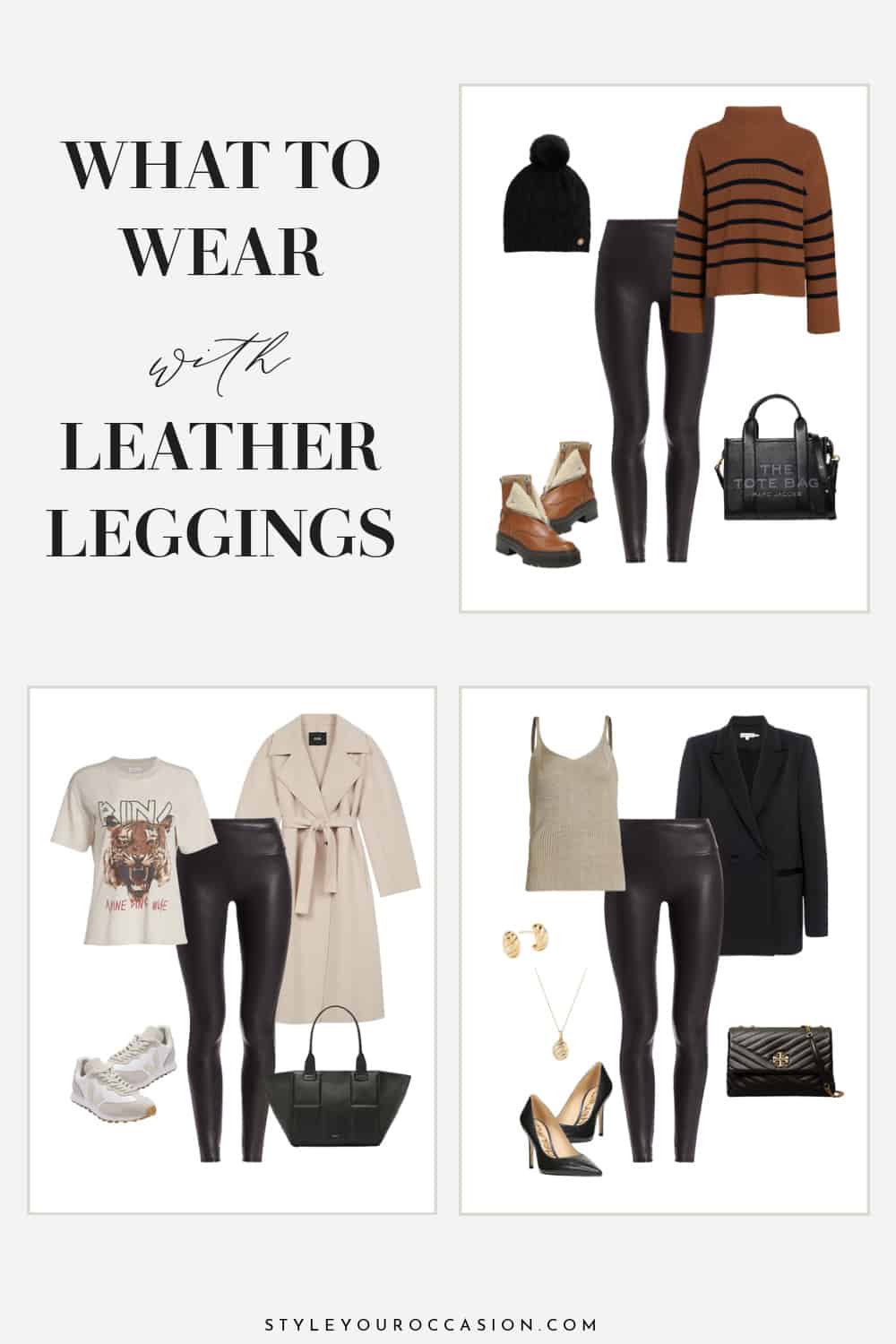 What To Wear With Faux Leather Leggings: 15+ Looks To Steal!