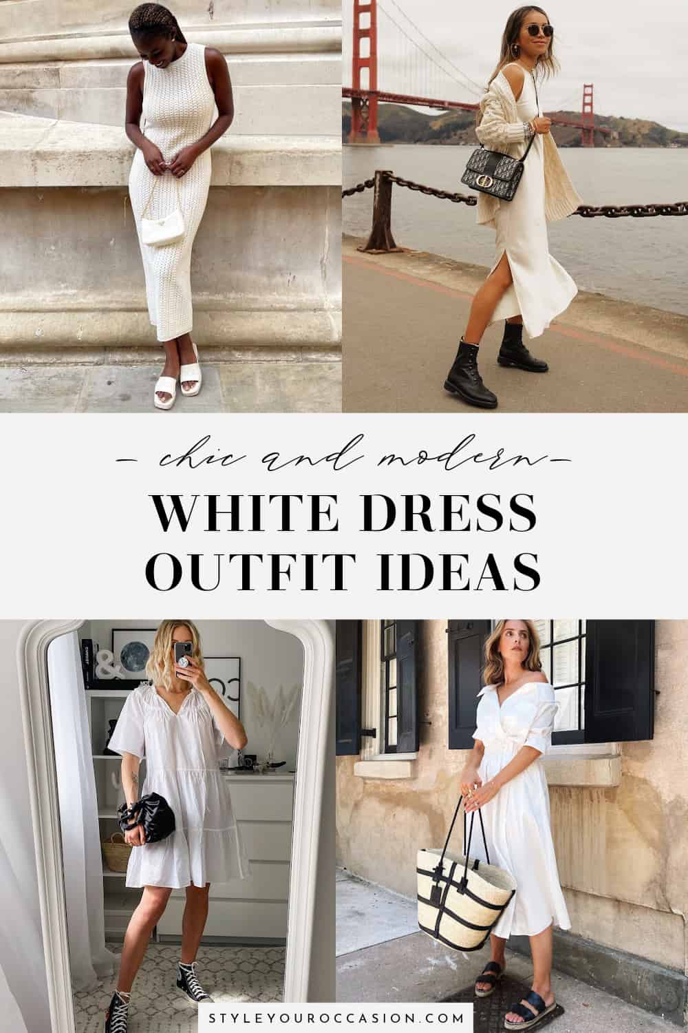 The Best Shoes To Wear With A White Dress + Chic Looks To Steal