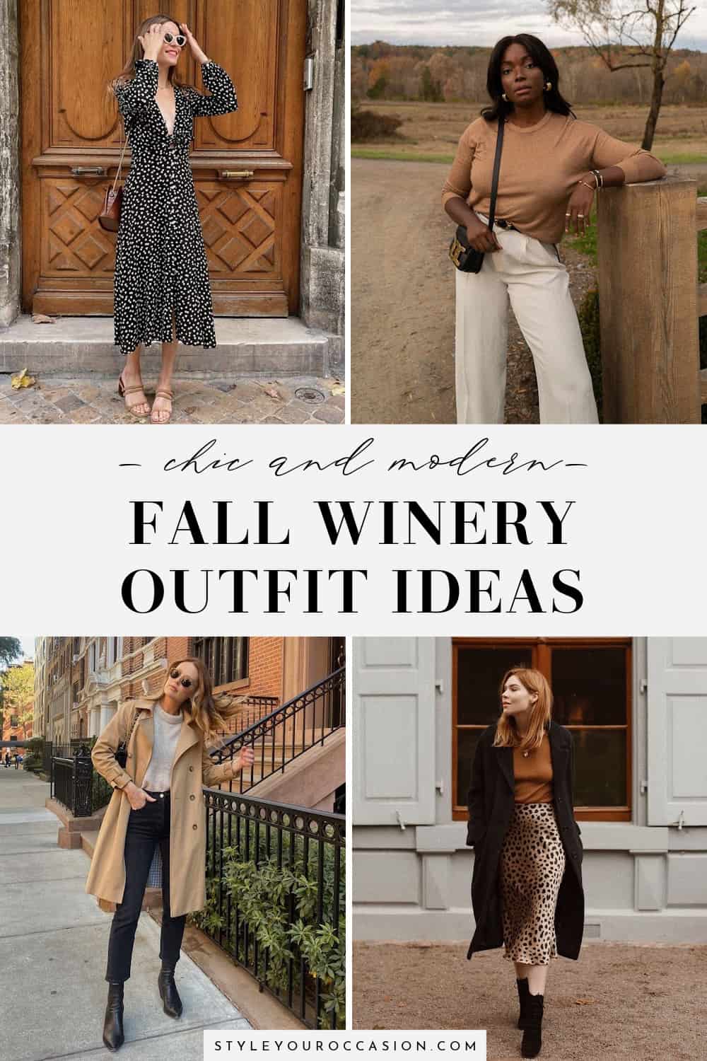 17+ Modern Fall Winery Outfits For Your Next Trip To The Vineyard