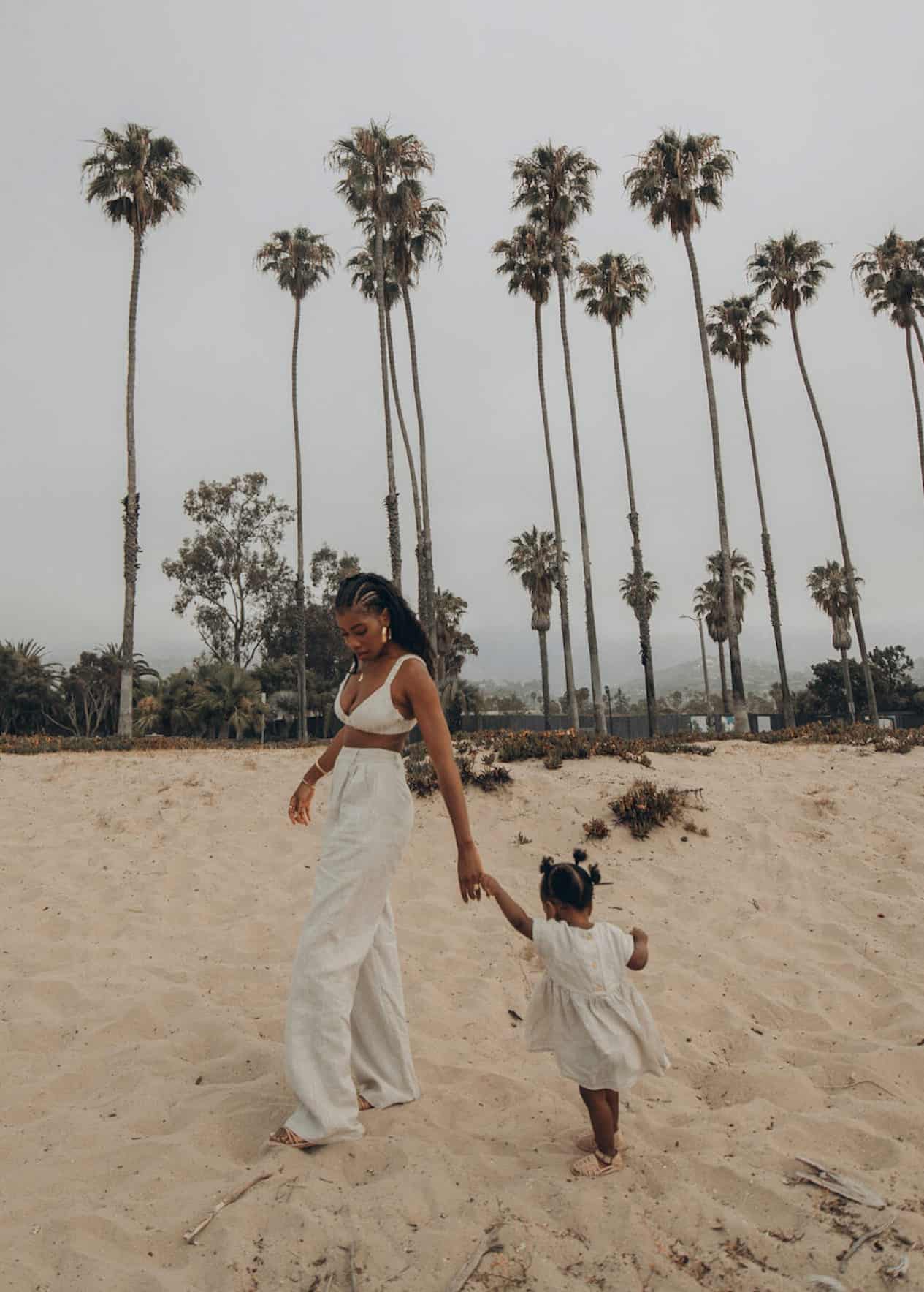 Formal family beach portraits.