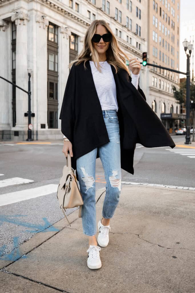 How to Wear a Poncho: Chic + Modern Outfit Ideas To Try in 2022!