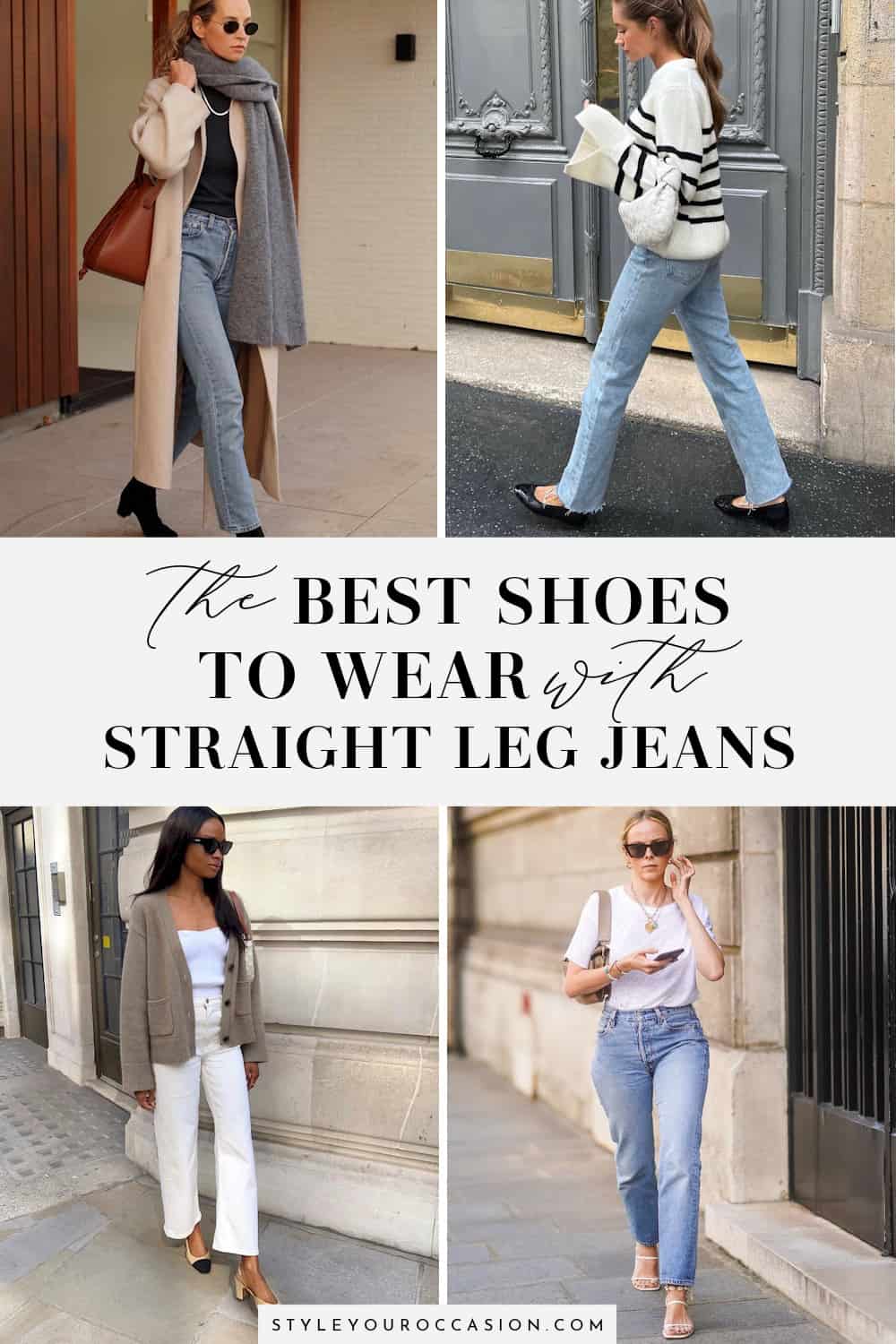What Shoes To Wear With Straight Leg Jeans For A Modern Look