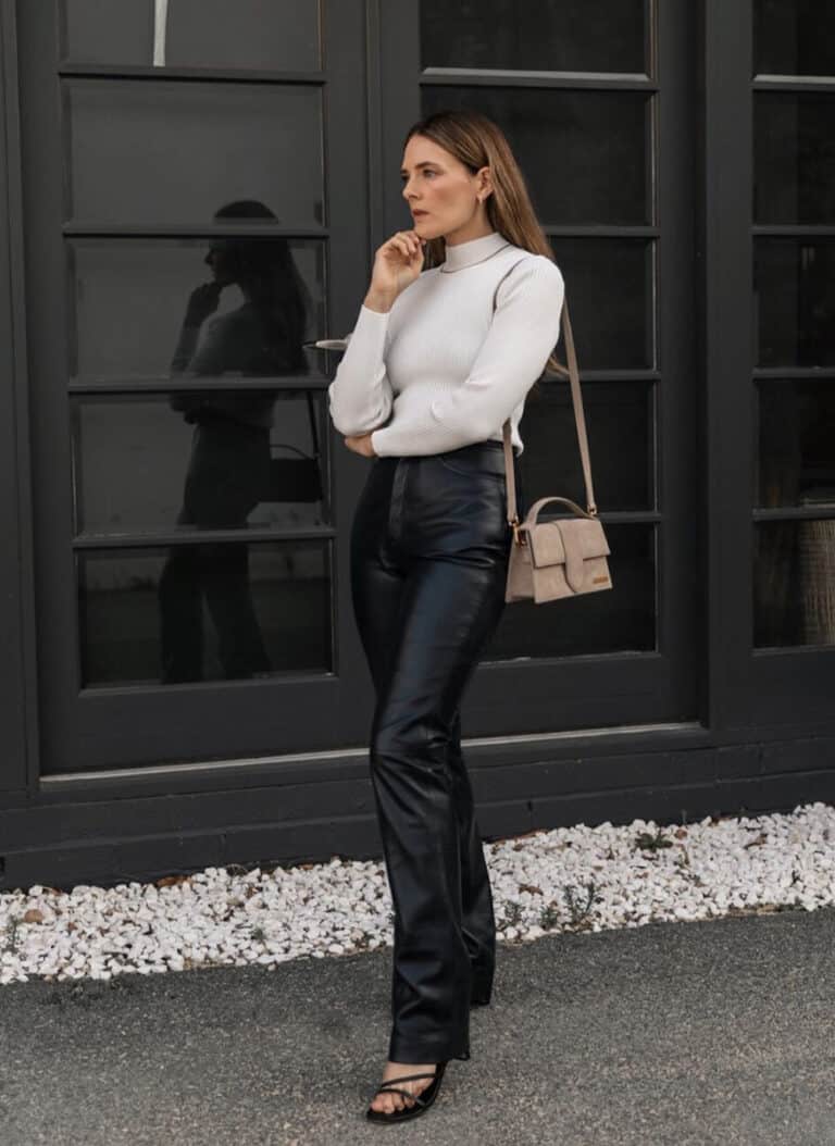 17+ Chic Leather Pants Outfit Ideas That Prove You Need A Pair!