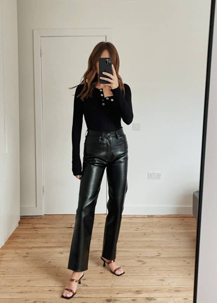 19 Chic Leather Pants Outfit Ideas That Prove You Need A Pair 8047