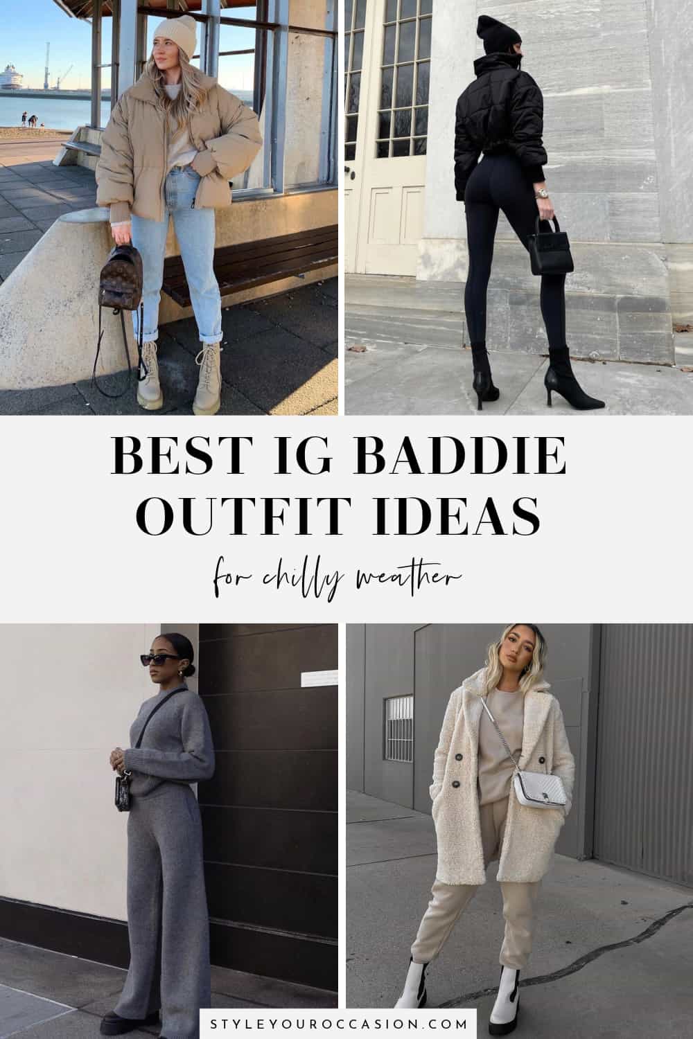 15+ Baddie Winter Outfits for Next-Level Aesthetic When It's Cold