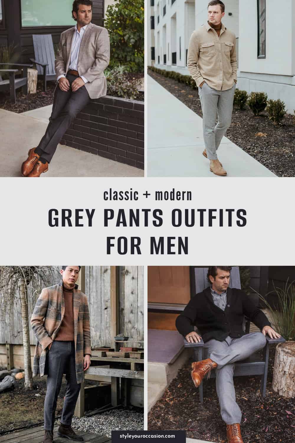 Grey Pants Brown Shoes: How To Master This Outfit! (Men)