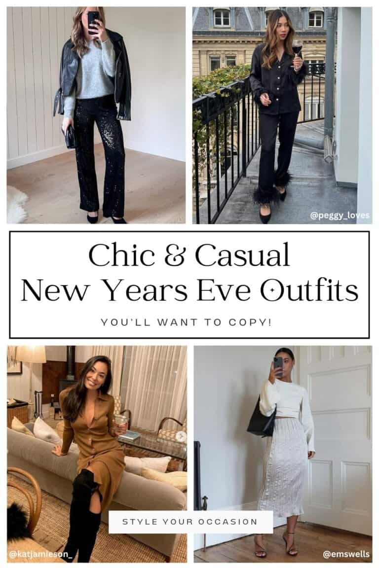 19+ Chic and Casual New Years Eve Outfits To Copy! [2024]