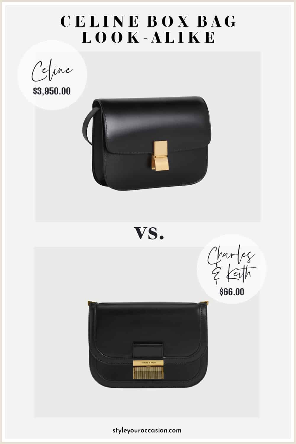 CELINE TRIOMPHE DUPE, Charles + Keith review, Gallery posted by Emily  Claire