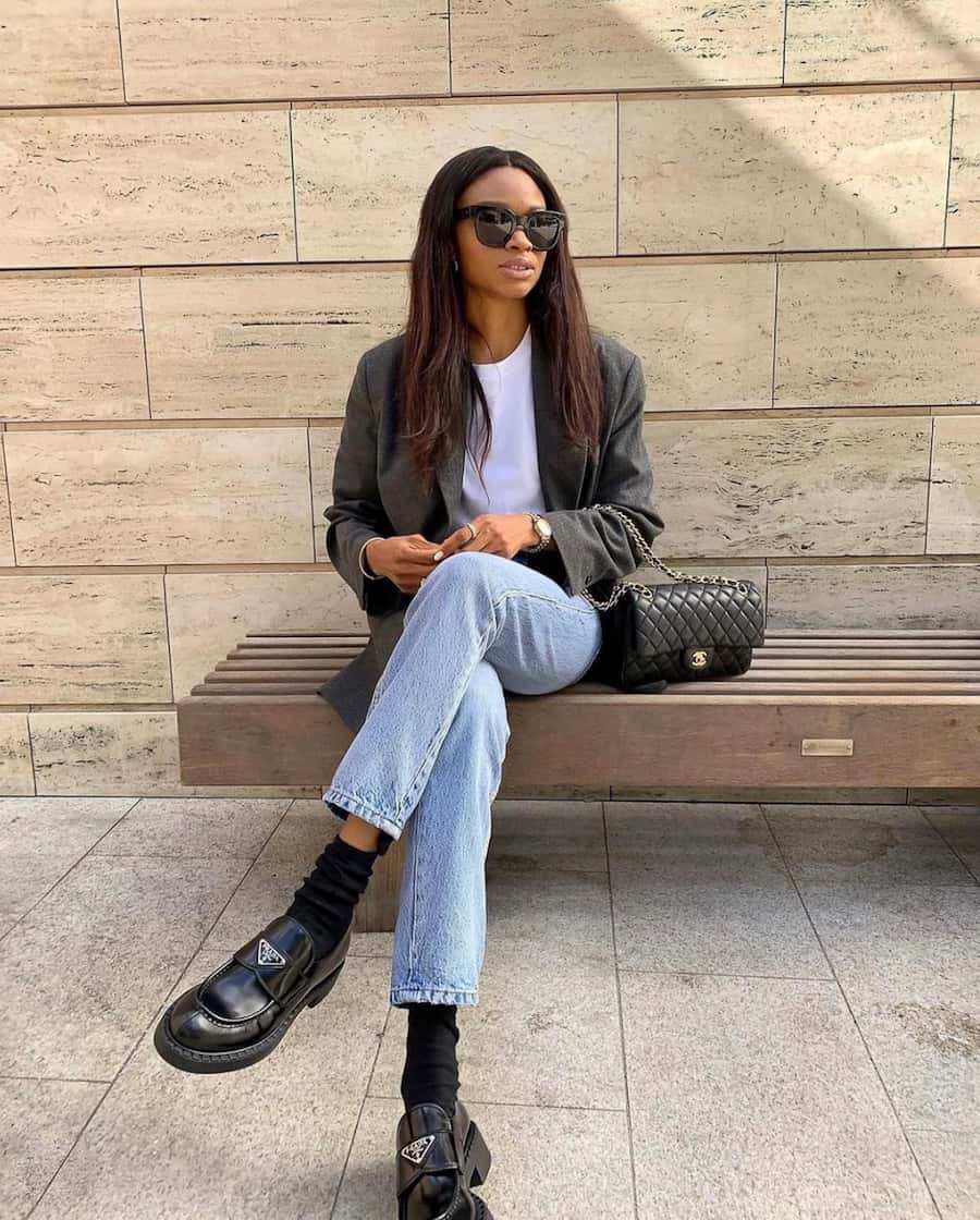 How To Wear Black Loafers With Jeans At Michael Day Blog