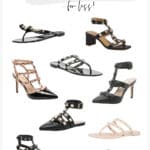image of a collage of shoes that look like Valentino shoes, for less