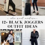 13+ Chic Black Joggers Outfit Ideas To Copy in 2024!