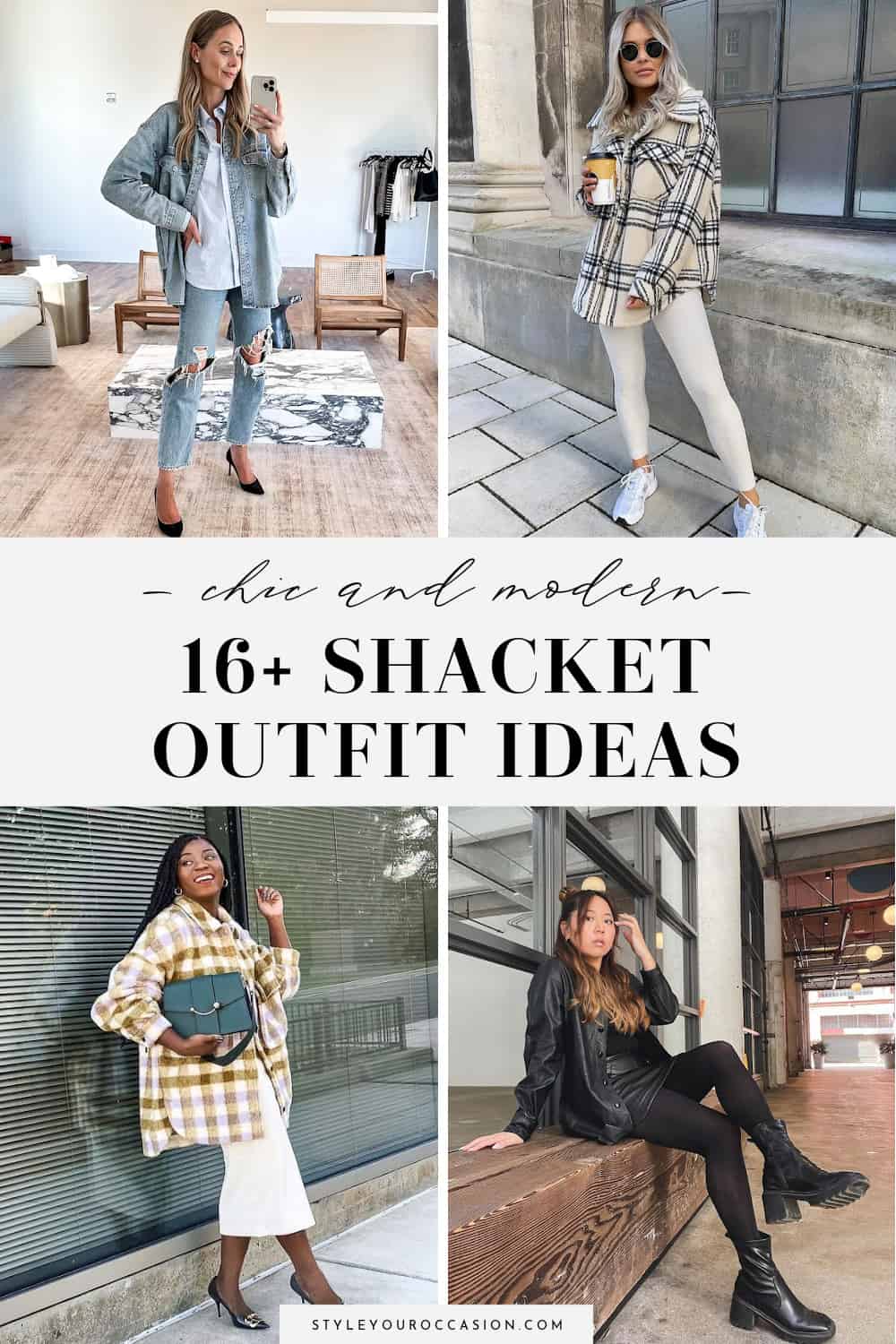 How To Wear A Shacket: 16+ Chic Shacket Outfit Ideas To Copy