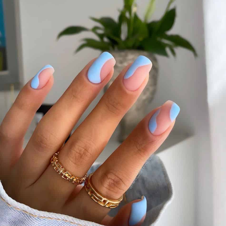 Amazing Baby Blue Nails Light Blue Nails To Try In