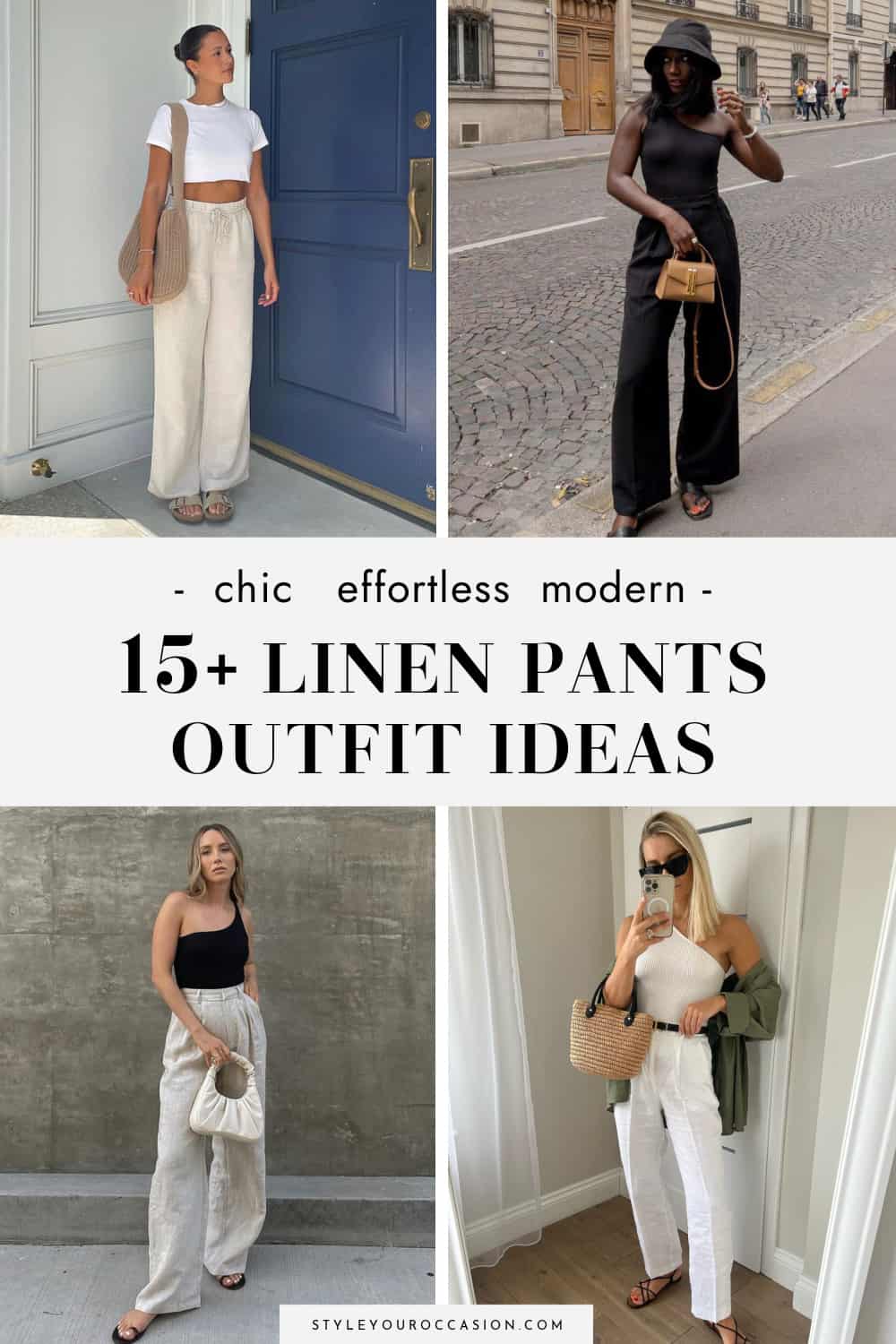 17+ Effortless Linen Pants Outfit Ideas for Spring & Summer 2024
