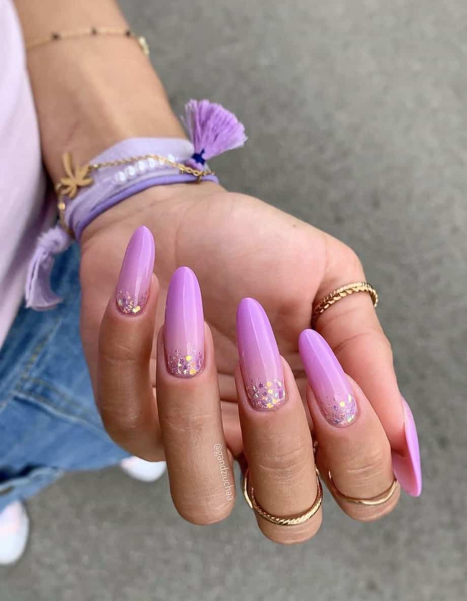 21+ *Stunning* Purple Ombre Nails To Copy In 2023
