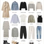 image of a neutral and timeless spring capsule wardrobe for 2024