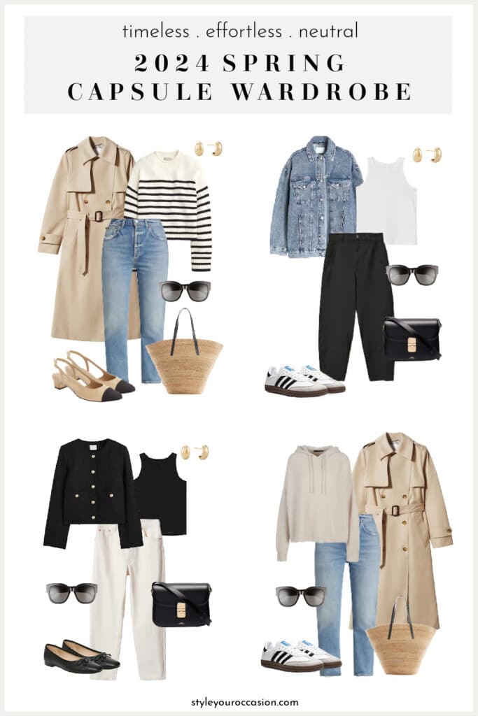 Effortless Spring Capsule Wardrobe for 2024 | neutral & classy