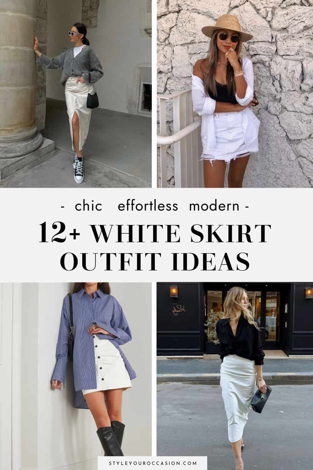 12+ Elevated White Skirt Outfit Ideas: A Fresh Take On This Classic