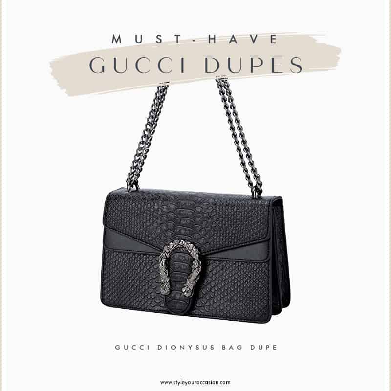 An image board of a Gucci Dionysus bag look-alike