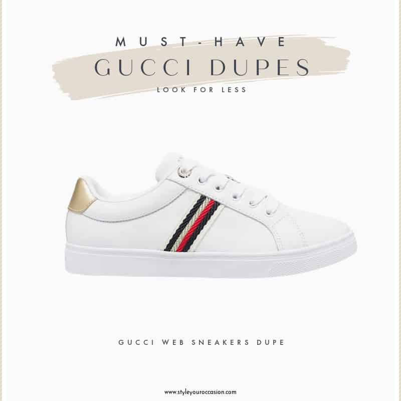 An image board of a Gucci wed sneakers look-alike