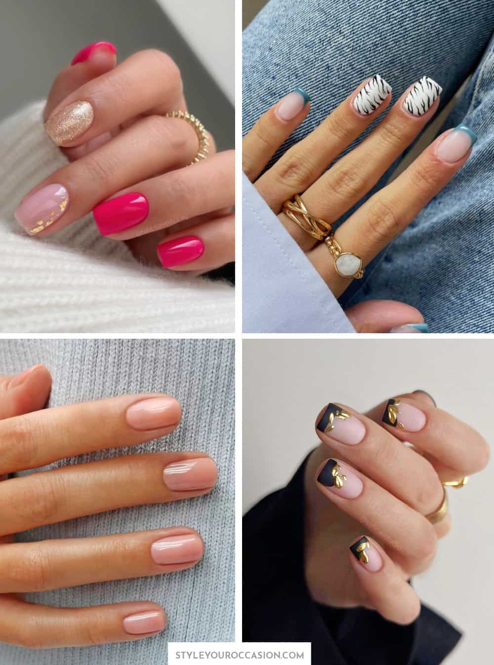 Nail Art Short Simple