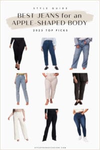 Best Jeans For Apple Shape in 2023 + Outfit Ideas You'll Love!