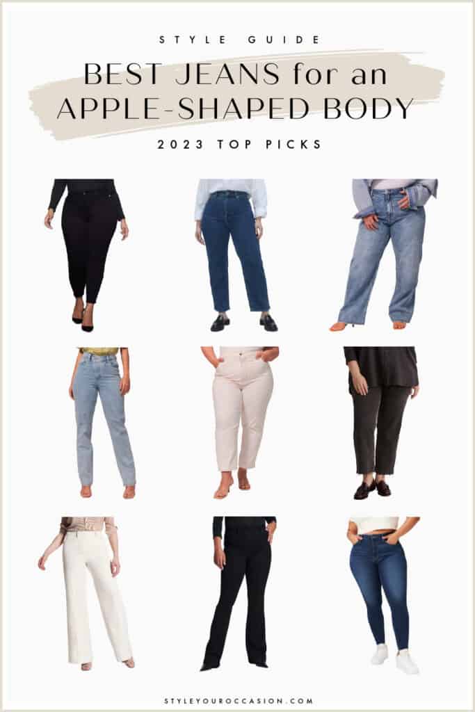 Best Jeans For Apple Shape In 2023 + Outfit Ideas You'll Love!