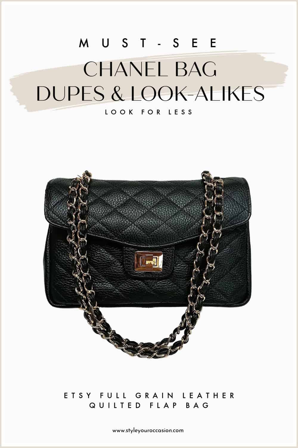 8+ Chanel Dupes That Are A Total Steal [2024] Flap Bag + More!