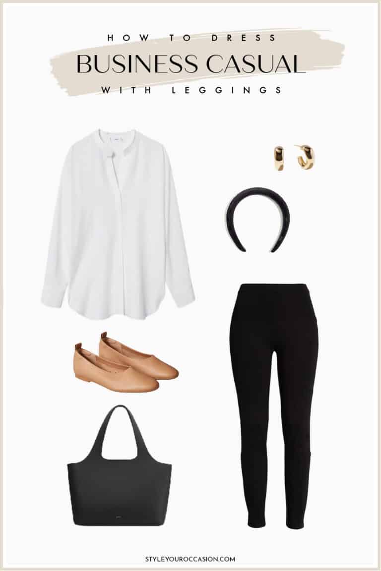 Business Casual With Leggings: What To Know + Chic Outfits 2023