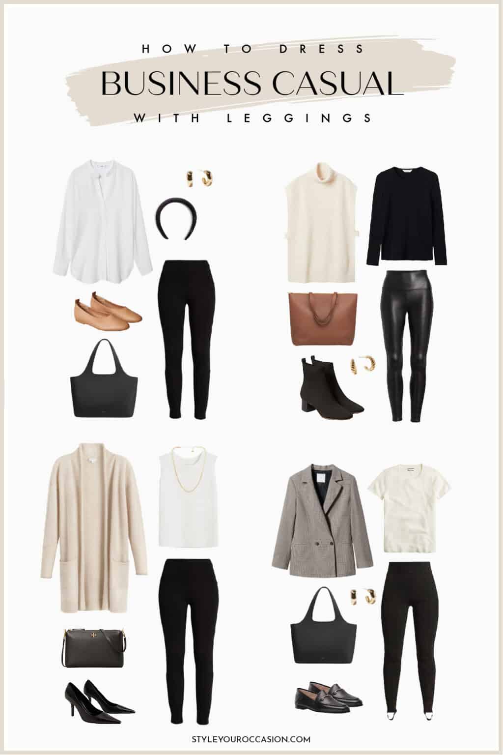 Business Casual With Leggings What To Know + Chic Outfits 2023