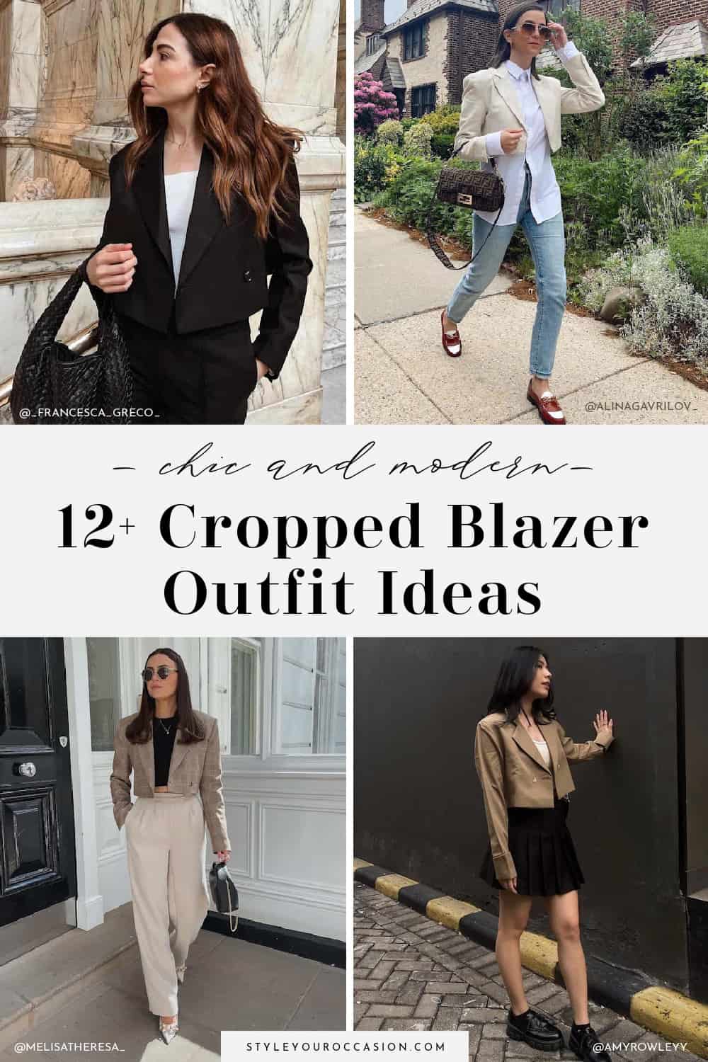 12+ Crop Blazer Outfit Ideas That Prove You Need This Chic Piece!