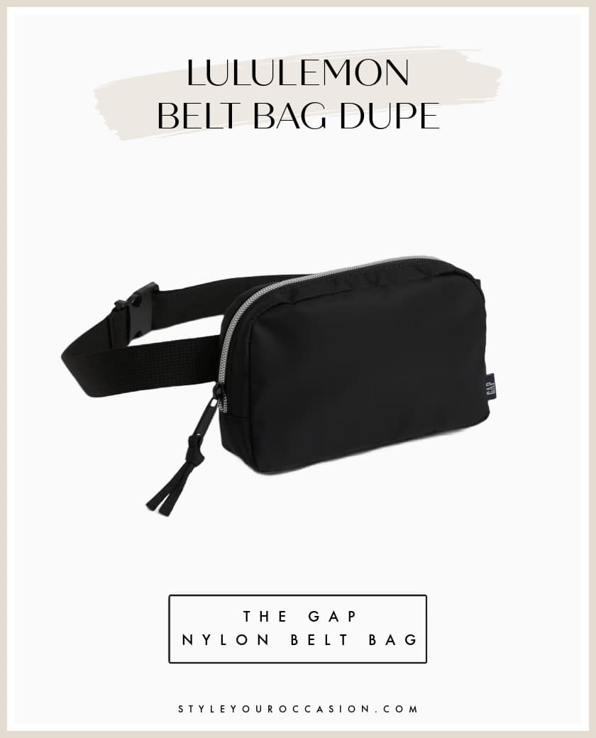 A Lululemon belt bag dupe from Gap