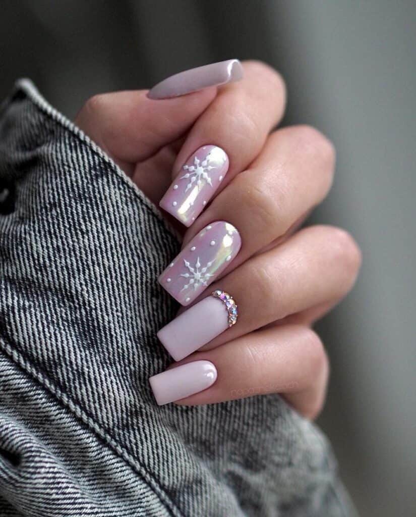 30 Stunning Pink Winter Nails Youll Love In 2024 And 2025 0616